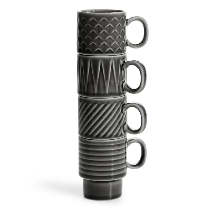 Sagaform Coffee & More Espresso Mug 4-pcs 100ml - LT52204 (N0060)